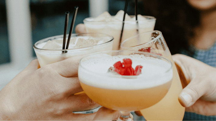 Cheersing cocktails