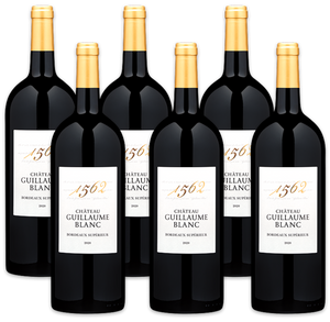 2020 Château Guillaume Blanc 1562 Bordeaux Supérieur 1.5L 6-Pack