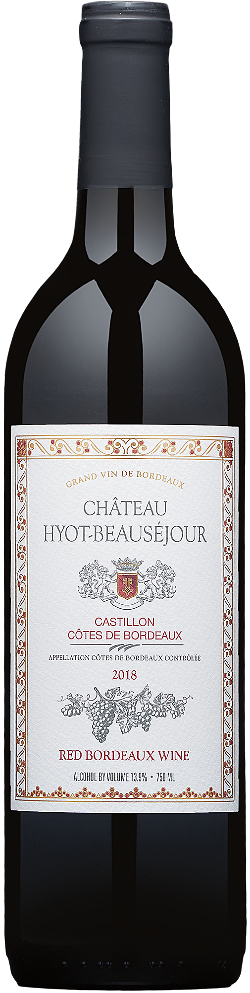 2018 Château Hyot-Beausejour Castillon Côtes du Bordeaux Rouge