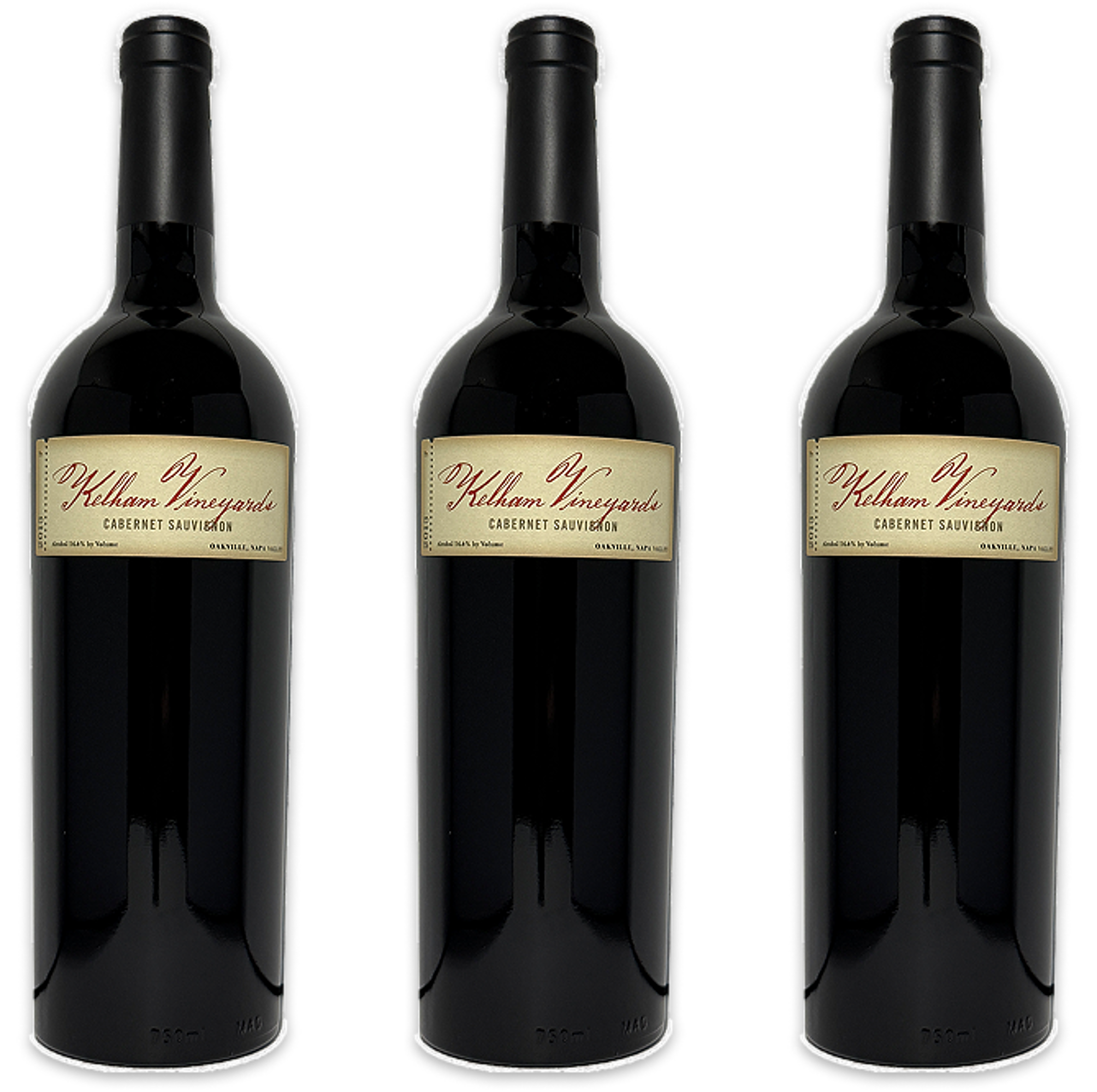 Kelham Cabernet Sauvignon Oakville AVA Napa California 2013 3-Pack