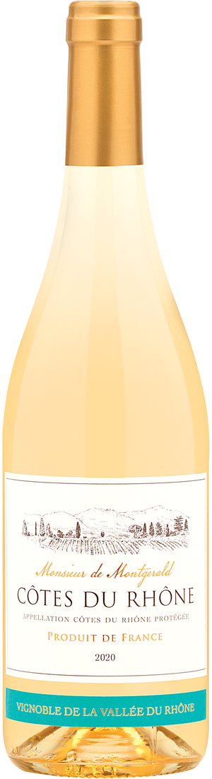 2020 Monsieur de Montgerald Côtes du Rhône Blanc