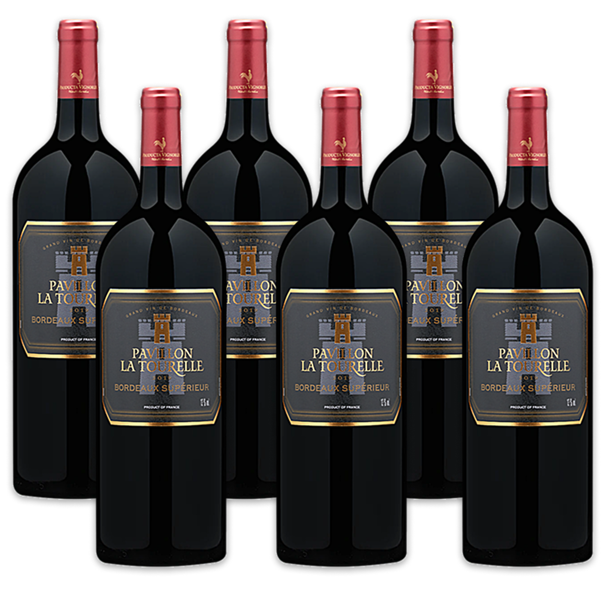 2019 Pavillon La Tourelle Bordeaux Supérieur Rouge Magnum 6-Pack