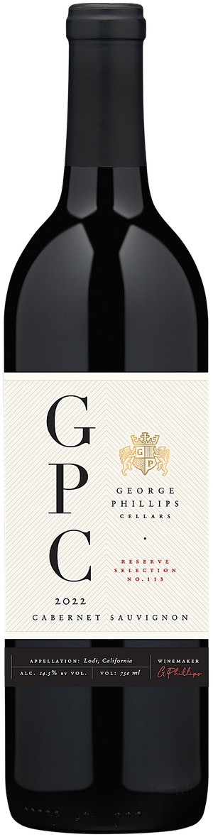 2022 George Phillips Cellars Reserve Selection No. 113 Lodi Cabernet Sauvignon