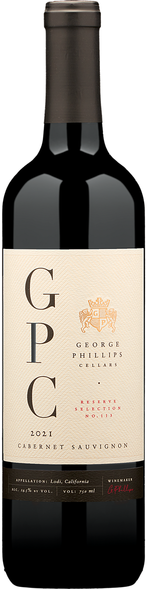 2022 George Phillips Cellars Reserve Selection No. 113 Lodi Cabernet Sauvignon