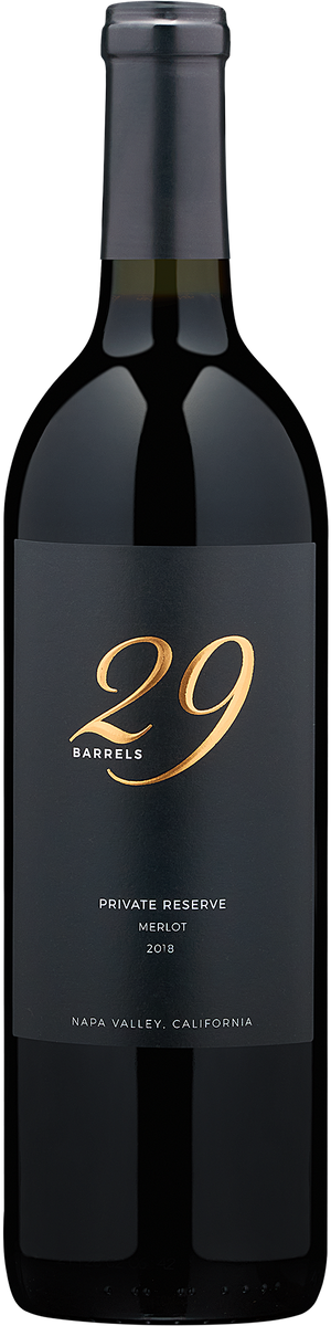 2018 29 Barrels Private Reserve Napa Valley Merlot