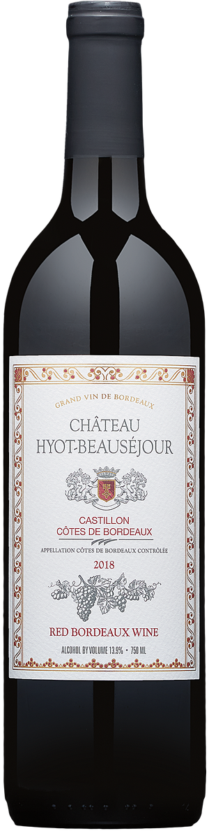 2018 Château Hyot-Beausejour Castillon Côtes du Bordeaux Rouge