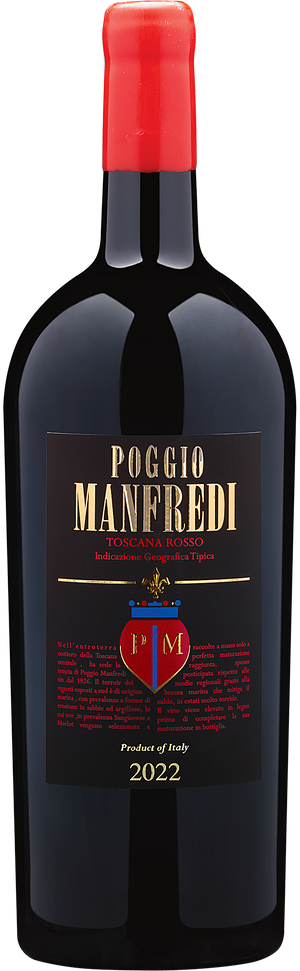 2022 Poggio Manfredi Toscana Rosso I.G.T. 1.5L