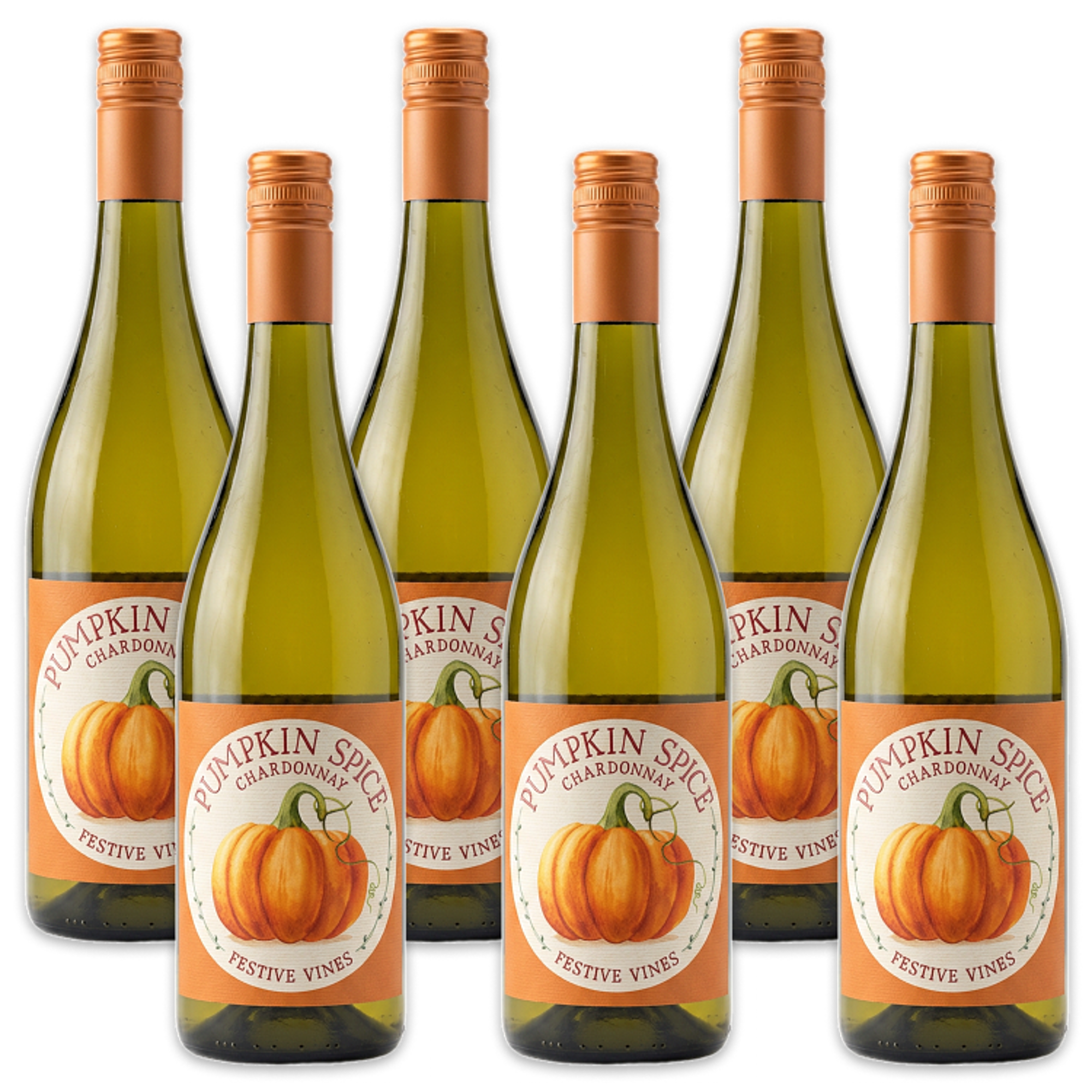 Festive Vines Pumpkin Spice Chardonnay 6-Pack