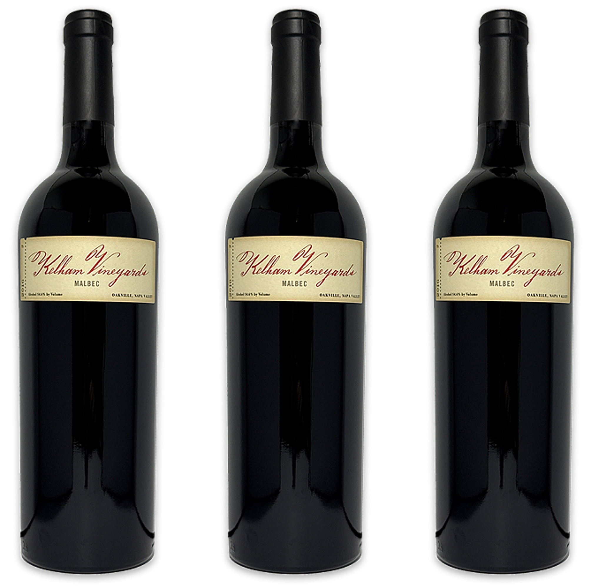 Kelham Malbec Oakville AVA Napa California 2016 3-Pack