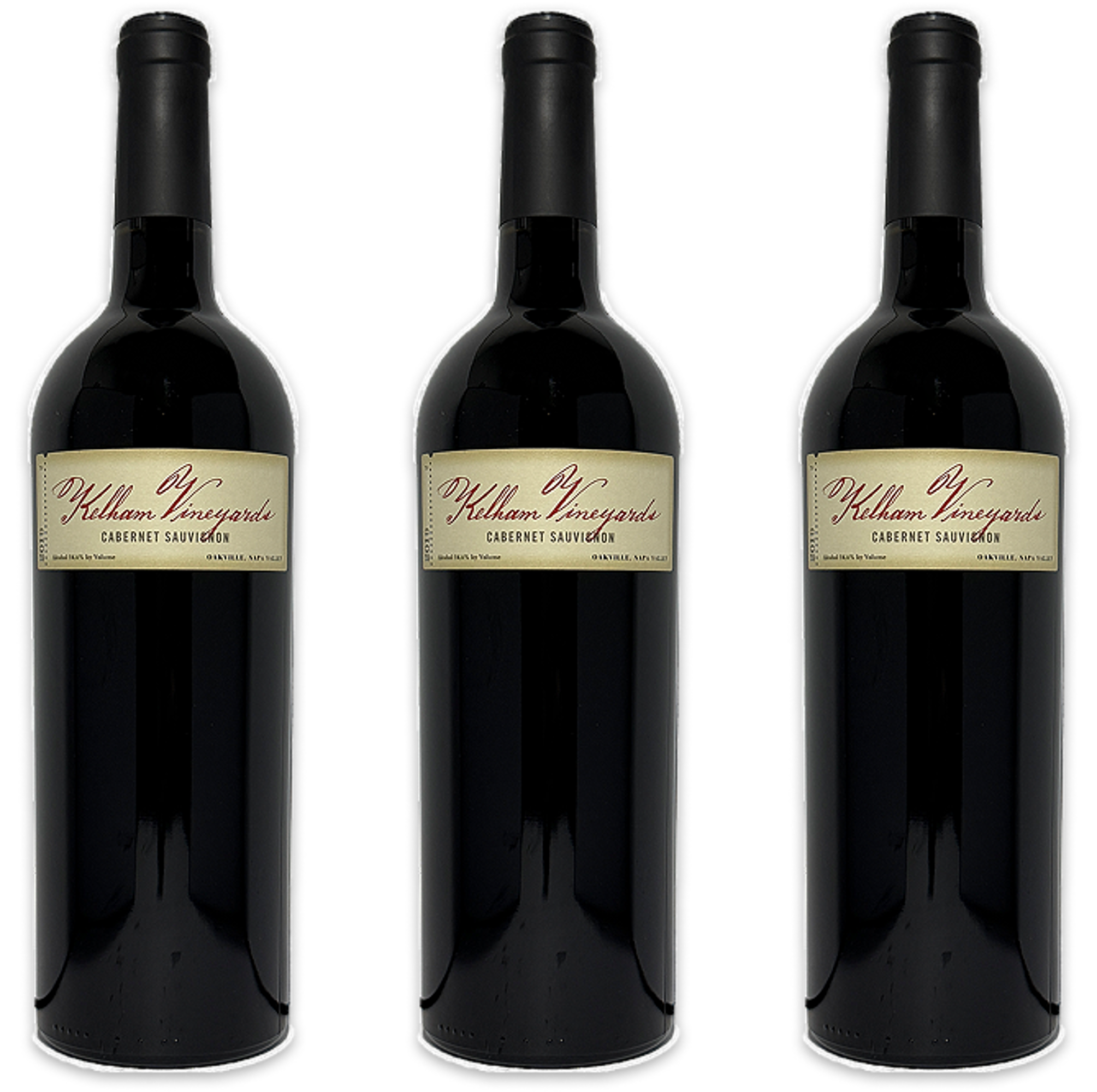 Kelham Cabernet Sauvignon Oakville AVA Napa California 2019 3-Pack