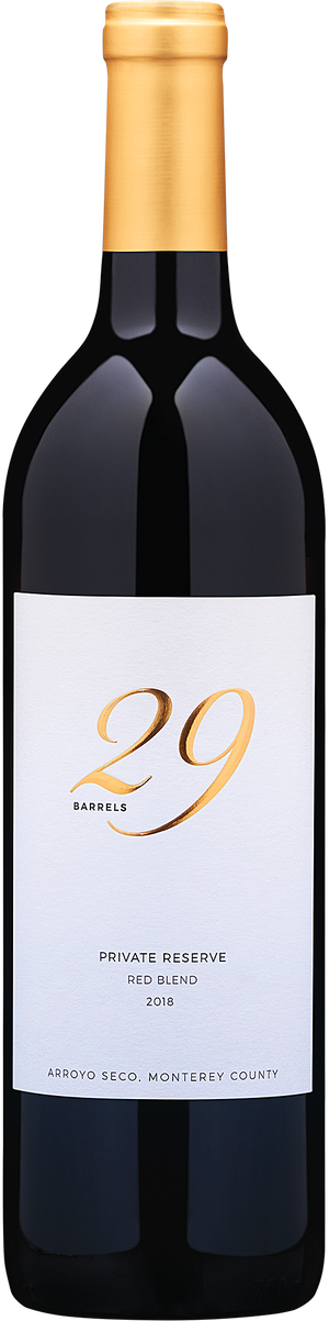 2018 29 Barrels Private Reserve Arroyo Seco Red Blend
