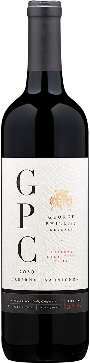 2020 George Phillips Cellars Reserve Selection No. 113 Lodi Cabernet Sauvignon