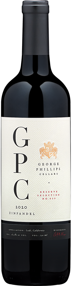 2020 George Phillips Cellars Reserve Selection No. 039 Lodi Zinfandel
