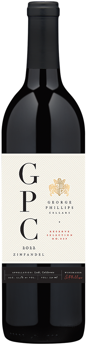 2022 George Phillips Cellars Reserve Selection No. 039 Lodi Zinfandel
