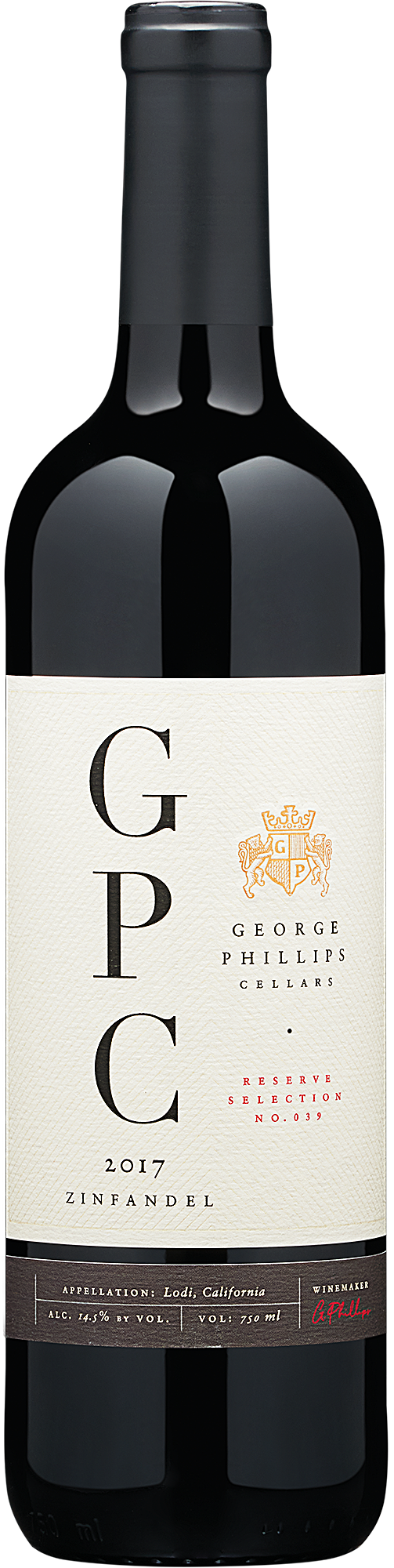 2022 George Phillips Cellars Reserve Selection No. 039 Lodi Zinfandel