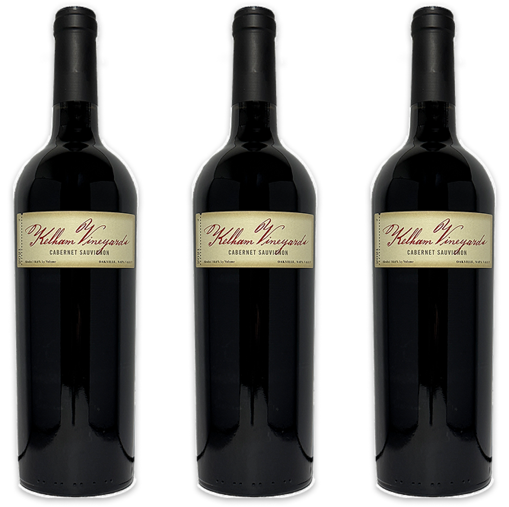 Kelham Cabernet Sauvignon Oakville AVA Napa California 2021 3-Pack